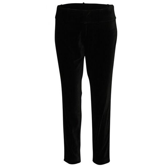 Alice & Olivia Stacey Slim Trousers in Black Polyester